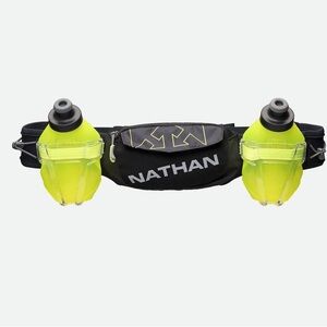 Nathan Black and Yellow Hydration Belt